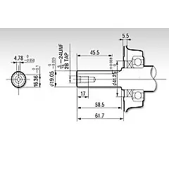 Cylindrical shaft Honda GX160 Gasoline Engine 5.5 Hp