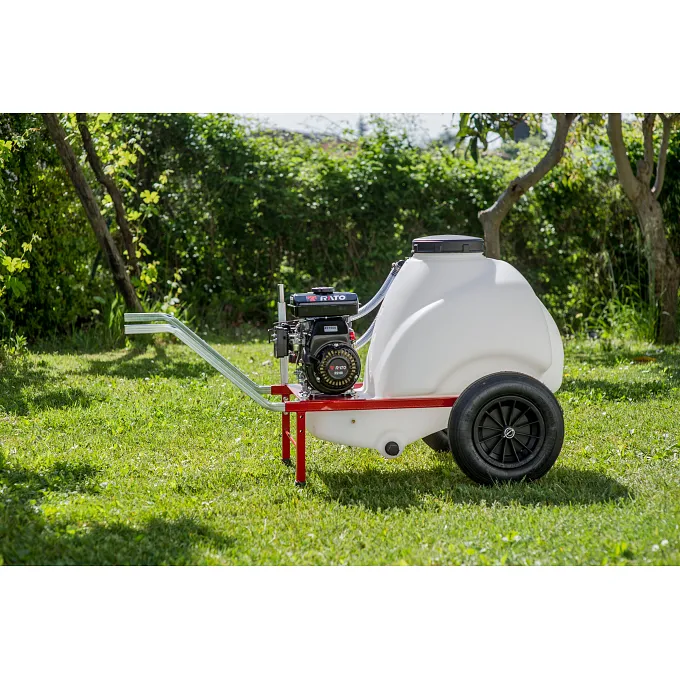 Sbaraglia Motopompa irrorazione carrellata Acqua Spray Mod.M25-80
