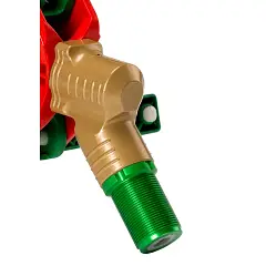 Pneumatic flywheel Flying with hinges