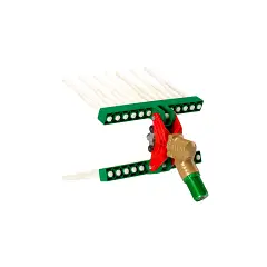 Pneumatic flywheel Flying with hinges