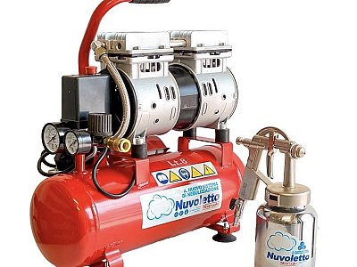 Sbaraglia kit Compressore Nebulizzatore Nuvoletto