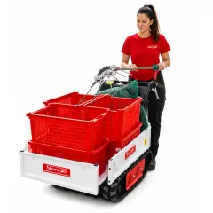 Ideal per la raccolta delle olive Motocarriola cingolata Sbaraglia mod.Terra-Track 300 kg